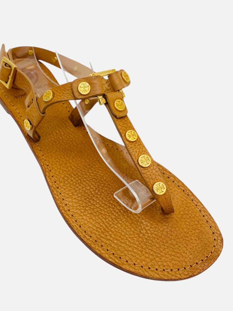 Pre - loved TORY BURCH Thong Tan Sandals 39.5 at Reems Closet