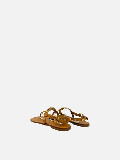 Pre - loved TORY BURCH Thong Tan Sandals 39.5 at Reems Closet