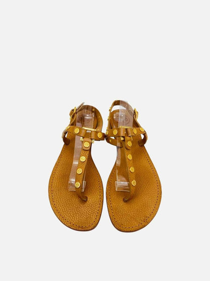 Pre - loved TORY BURCH Thong Tan Sandals 39.5 at Reems Closet