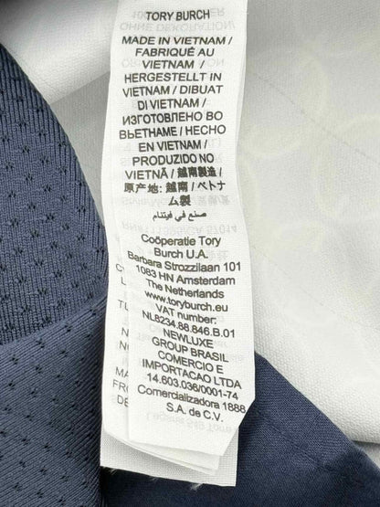 Pre - loved TORY SPORT Blue Multicolor Size Large Mini Skirt at Reems Closet