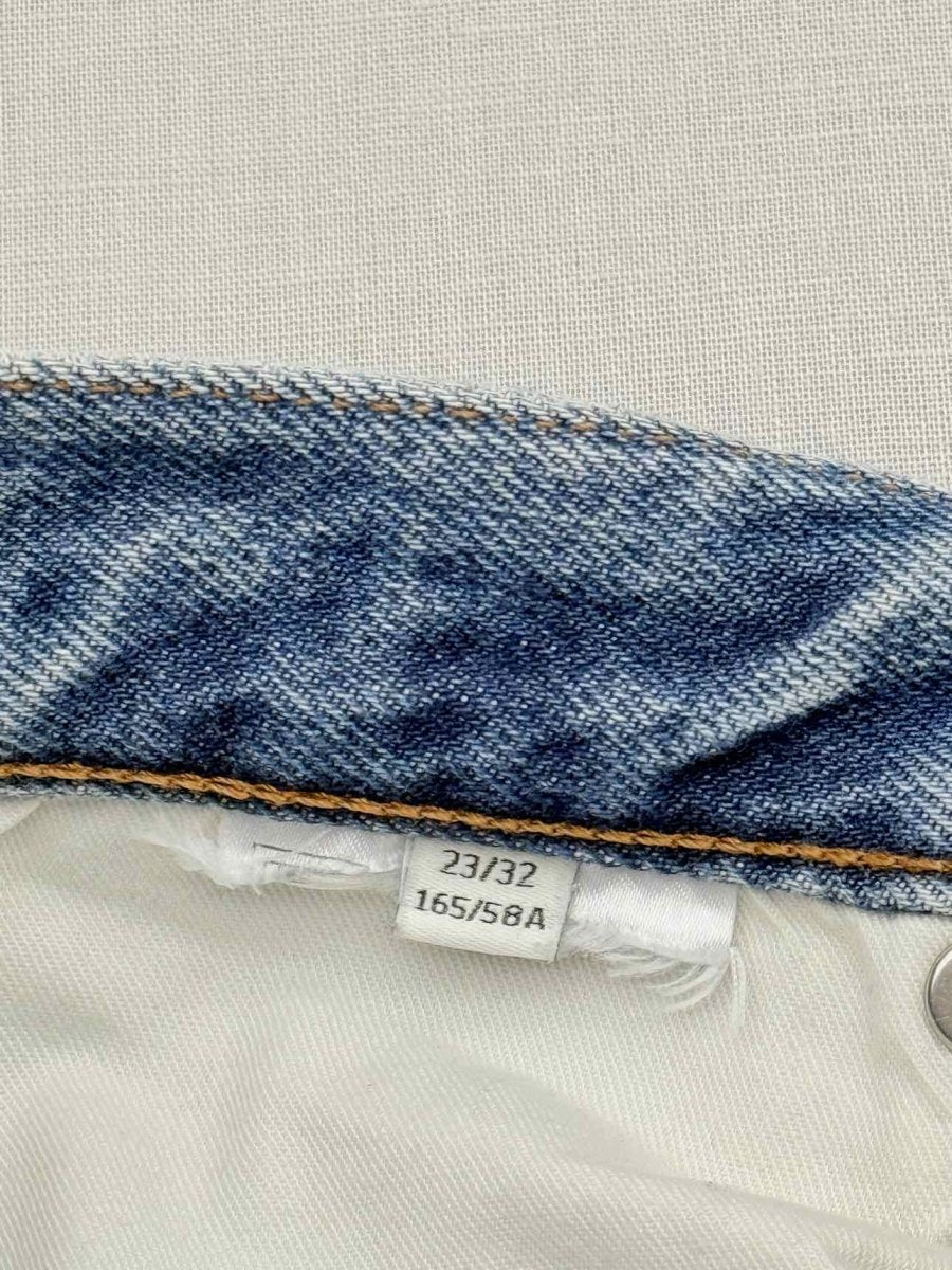 Pre - loved TOTEME Distressed Faded Blue Size 32 Jeans at Reems Closet
