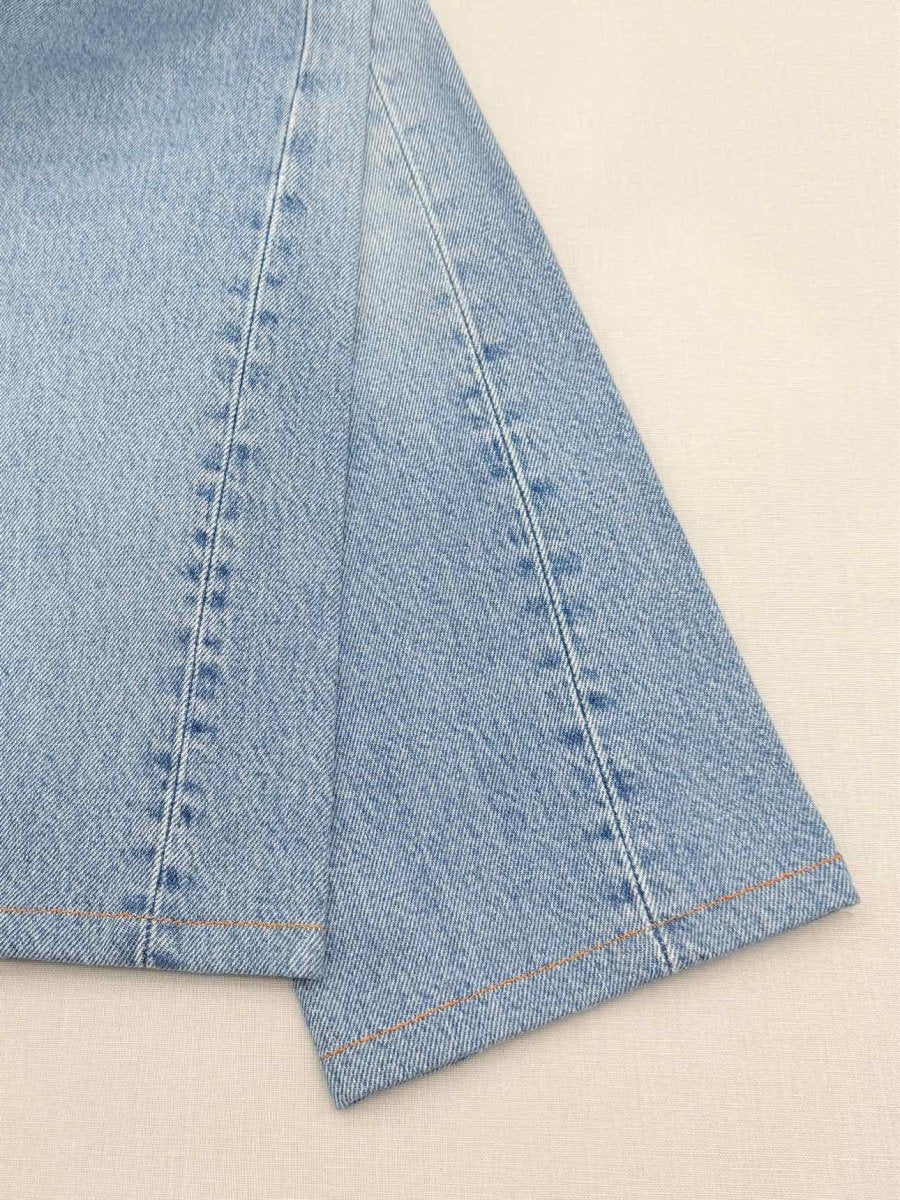 Pre - loved TOTEME Distressed Faded Blue Size 32 Jeans at Reems Closet