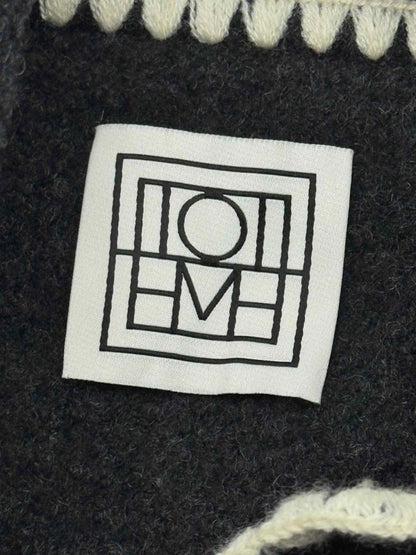 Pre - loved TOTEME Draped fringed Black Size US 0 Jacket at Reems Closet