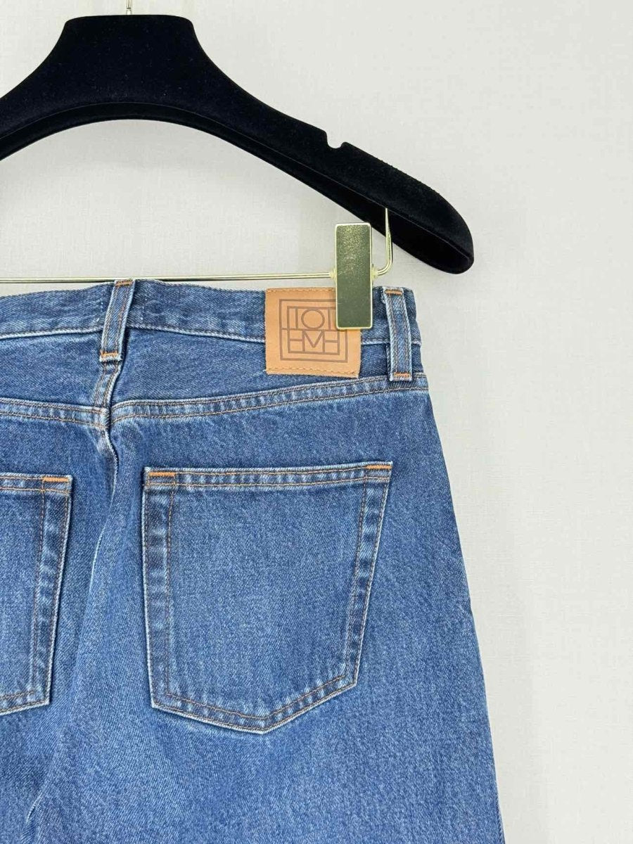 Pre - loved TOTEME Twisted Blue Size 24 Jeans at Reems Closet
