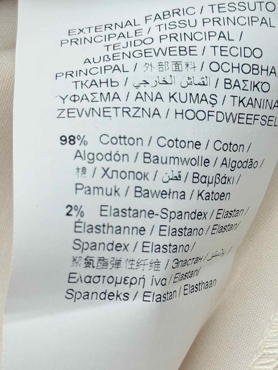 Pre - loved TRU TRUSSARDI Off - white Size US 6 Knee Length Dress at Reems Closet