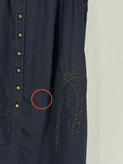 Pre - loved TSUMORI CHISATO Black Bow Print Size Medium Playsuit at Reems Closet