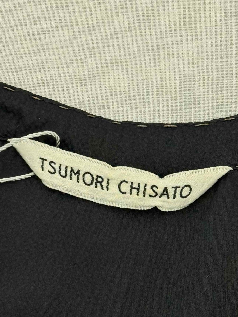 Pre - loved TSUMORI CHISATO Black Bow Print Size Medium Playsuit at Reems Closet
