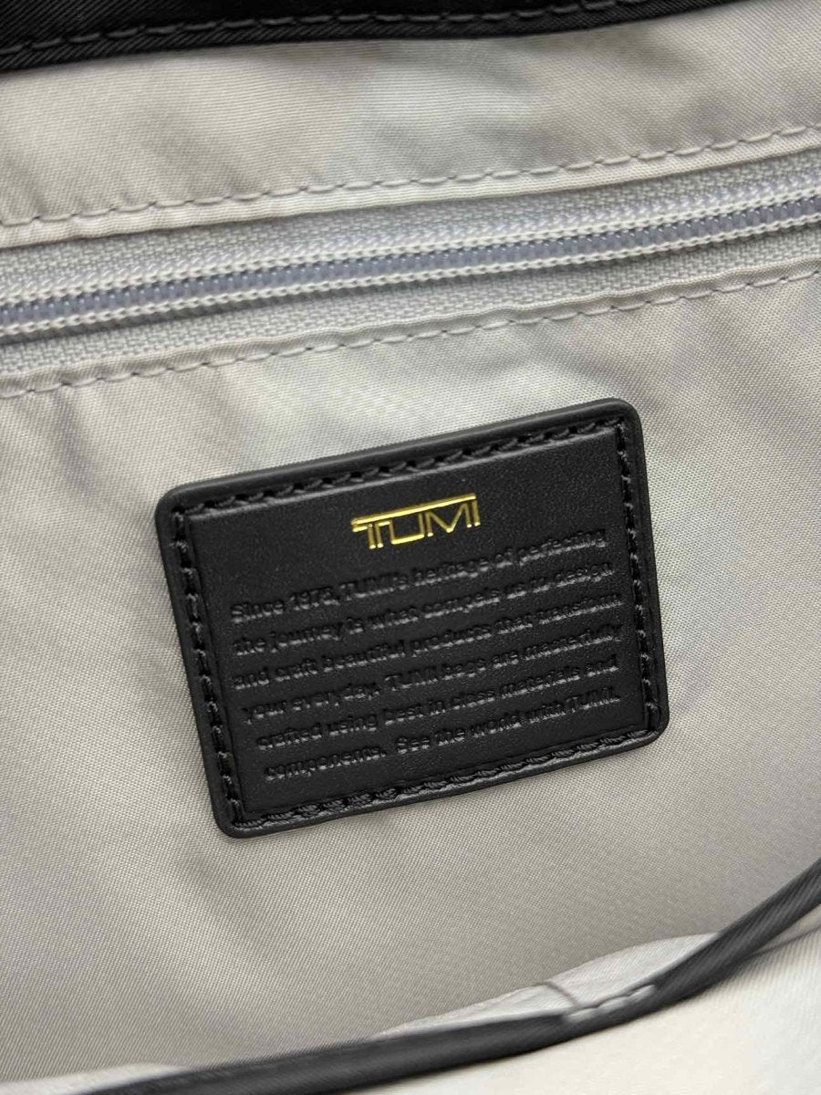 Pre-loved TUMI Voyageur Clare Double Zip Black Briefcase at Reems Closet