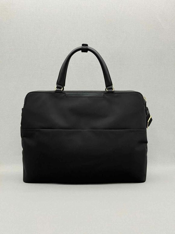 Pre-loved TUMI Voyageur Clare Double Zip Black Briefcase at Reems Closet