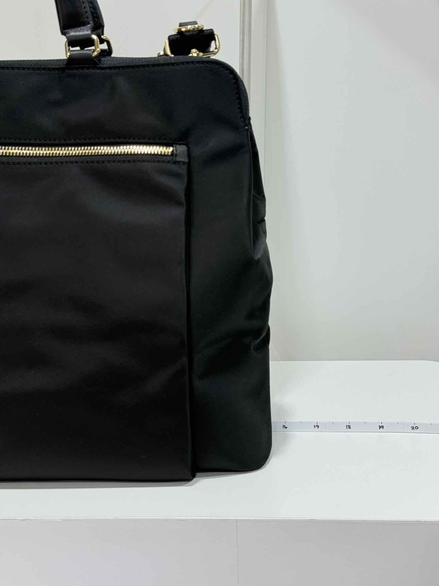 Pre-loved TUMI Voyageur Clare Double Zip Black Briefcase at Reems Closet