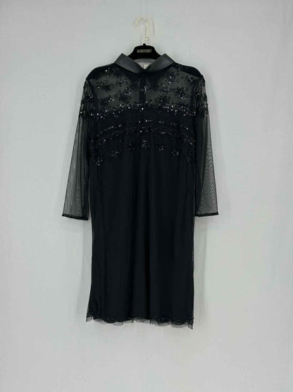 Pre - loved TWIN - SET Black Size Medium Short Dress at Reems Closet