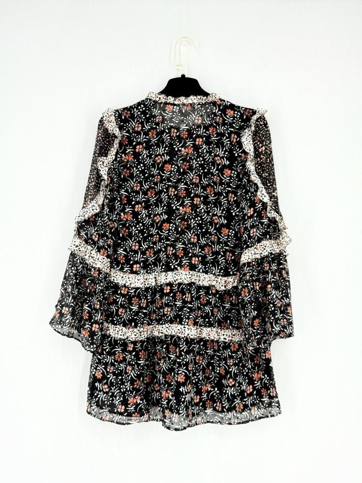Pre - loved ULLA JOHNSON Essie Floral Size US 0 Short Dress at Reems Closet