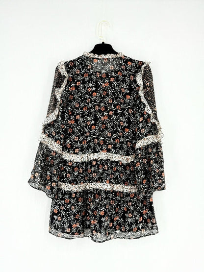 Pre - loved ULLA JOHNSON Essie Floral Size US 0 Short Dress at Reems Closet