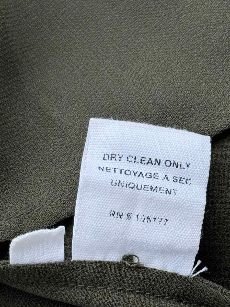 Pre - loved ULLA JOHNSON Green Multicolor Size US 10 Midi Dress at Reems Closet