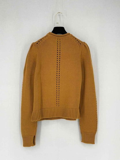 Pre - loved ULLA JOHNSON Mustard Size Medium Sweater at Reems Closet