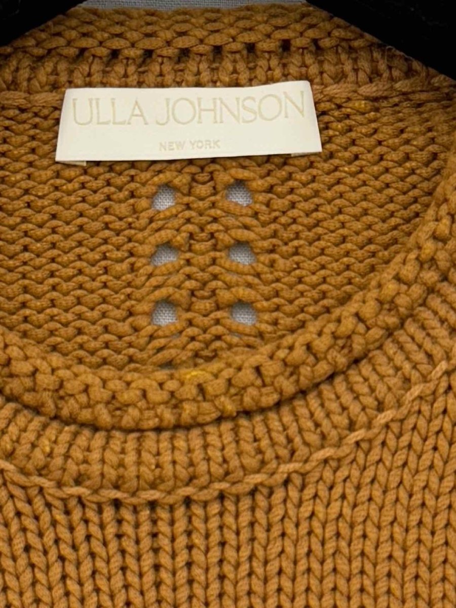 Pre - loved ULLA JOHNSON Mustard Size Medium Sweater at Reems Closet