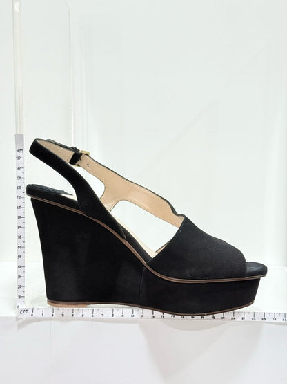 Pre - loved UTERQUE Black Size EU 41 Wedges at Reems Closet