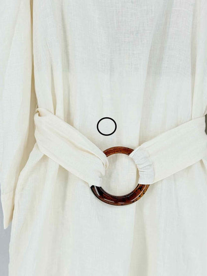 Pre - loved UTERQUE Cream Size Small Top at Reems Closet