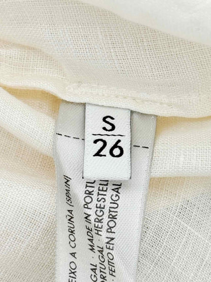 Pre - loved UTERQUE Cream Size Small Top at Reems Closet