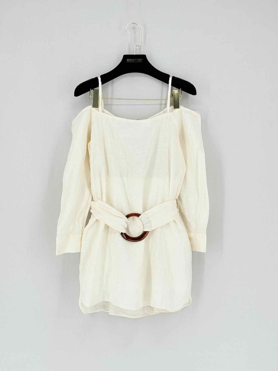 Pre - loved UTERQUE Cream Size Small Top at Reems Closet