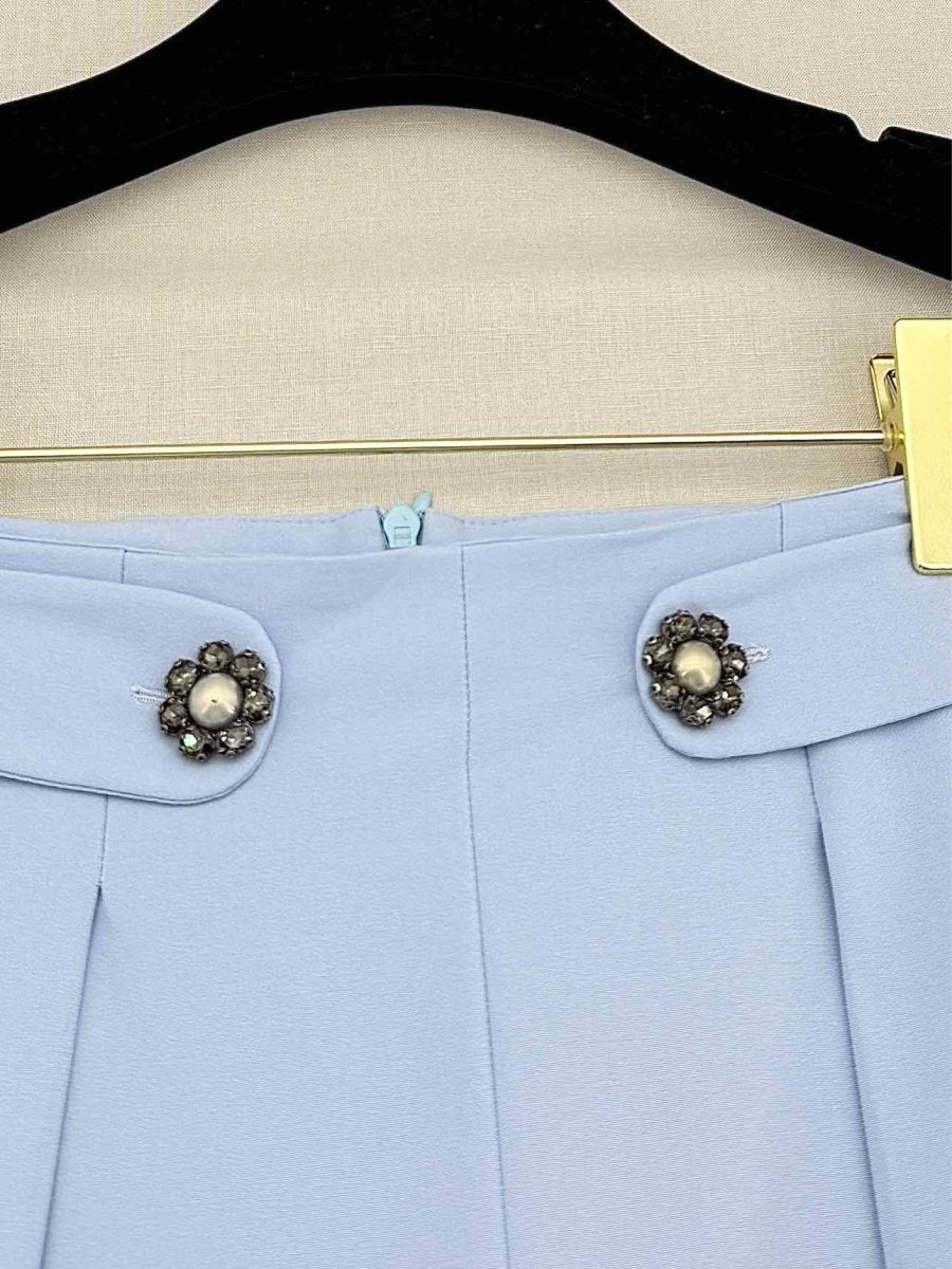 Pre - loved UTERQUE Pale Blue Size Small Pants at Reems Closet