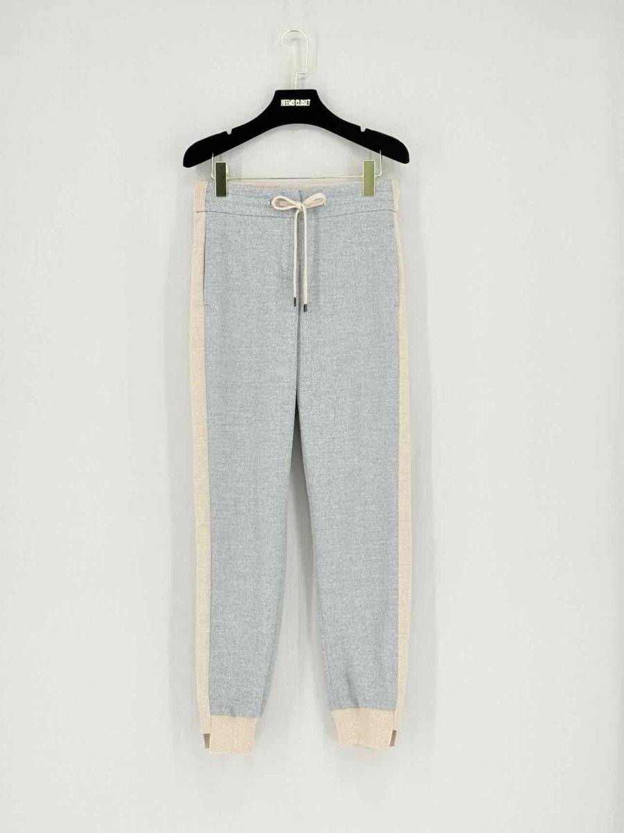 Pre - loved VAKKO Grey w/ Beige Size Medium Tracksuit Bottom at Reems Closet