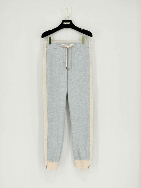 Pre - loved VAKKO Grey w/ Beige Size Medium Tracksuit Bottom at Reems Closet