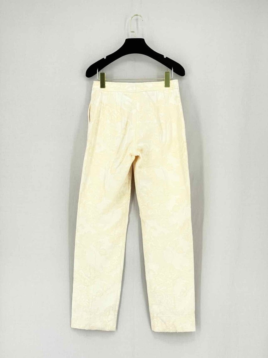 Pre - loved VALENTINO Beige & White Printed Size US 6 Outfit Set at Reems Closet