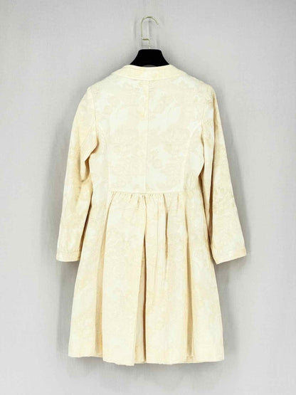 Pre - loved VALENTINO Beige & White Printed Size US 6 Outfit Set at Reems Closet