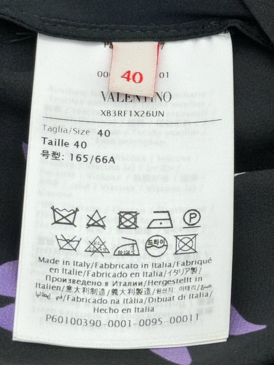 Pre - loved VALENTINO Black & Purple Size US 2/4 Outfit Set at Reems Closet