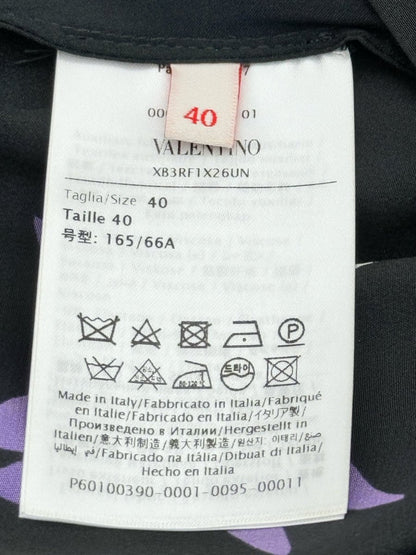 Pre - loved VALENTINO Black & Purple Size US 2/4 Outfit Set at Reems Closet