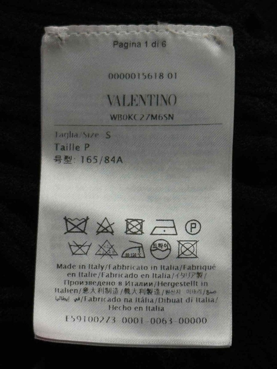 Pre - loved VALENTINO Black Size Small Sweater at Reems Closet