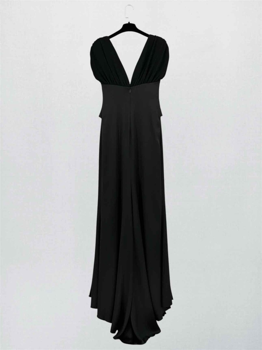 Pre-loved VALENTINO Black Size US 10 Long Dress at Reems Closet