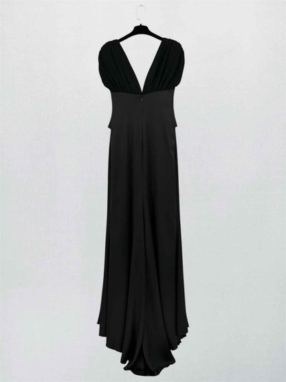 Pre-loved VALENTINO Black Size US 10 Long Dress at Reems Closet