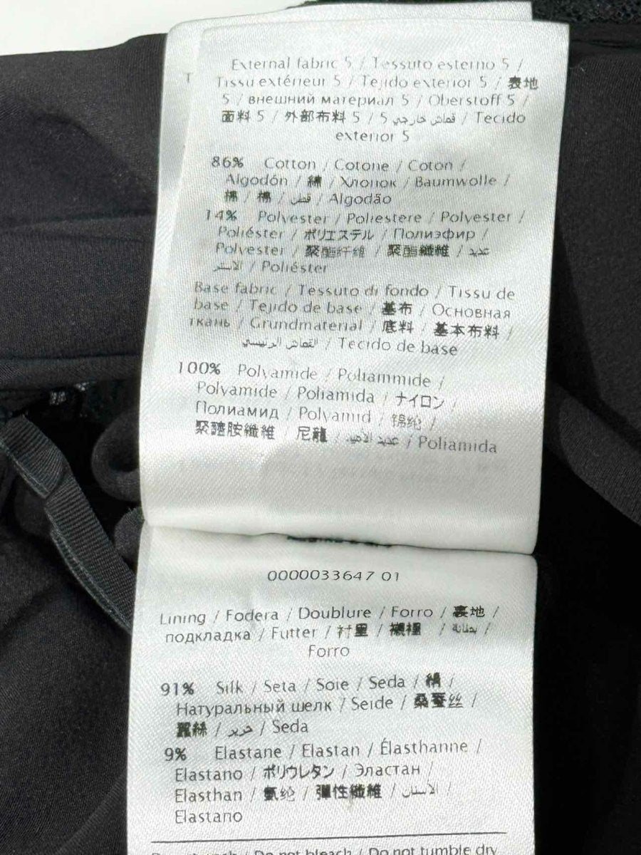 Pre - loved VALENTINO Black Size US 10 Midi Dress at Reems Closet