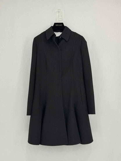 Pre - loved VALENTINO Black Size US 4 Coat at Reems Closet