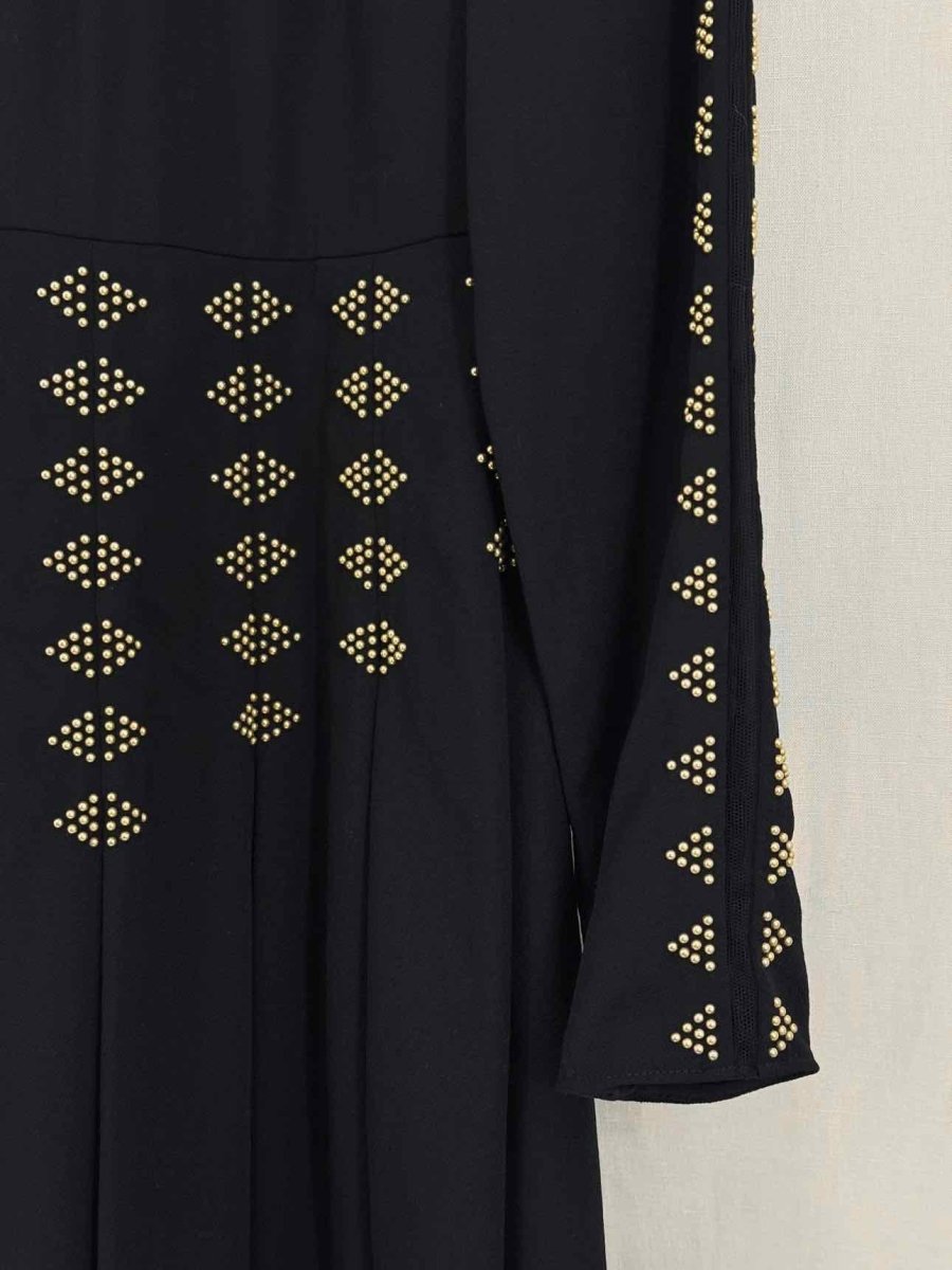 Pre - loved VALENTINO Black Size US 4 Midi Dress at Reems Closet