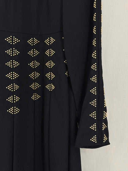 Pre - loved VALENTINO Black Size US 4 Midi Dress at Reems Closet