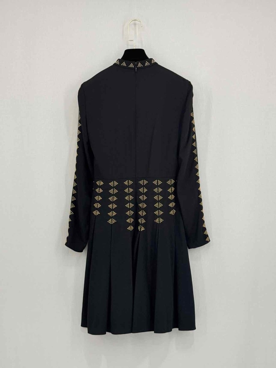 Pre - loved VALENTINO Black Size US 4 Midi Dress at Reems Closet