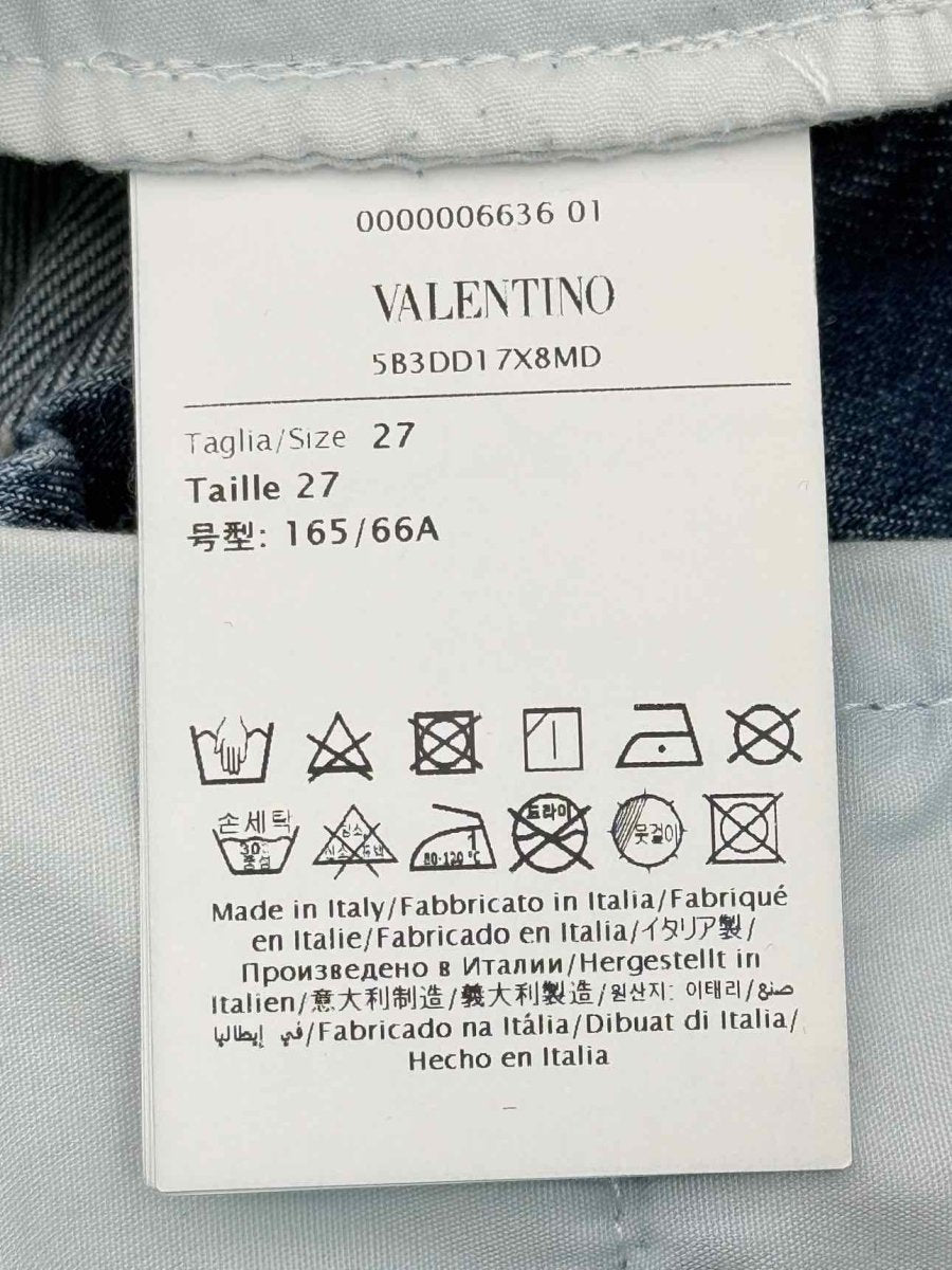 Pre-loved VALENTINO Blue Size 27 Jeans at Reems Closet