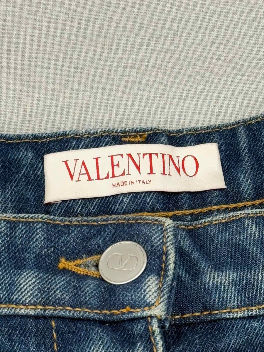Pre - loved VALENTINO Blue Size US 8 Shorts at Reems Closet