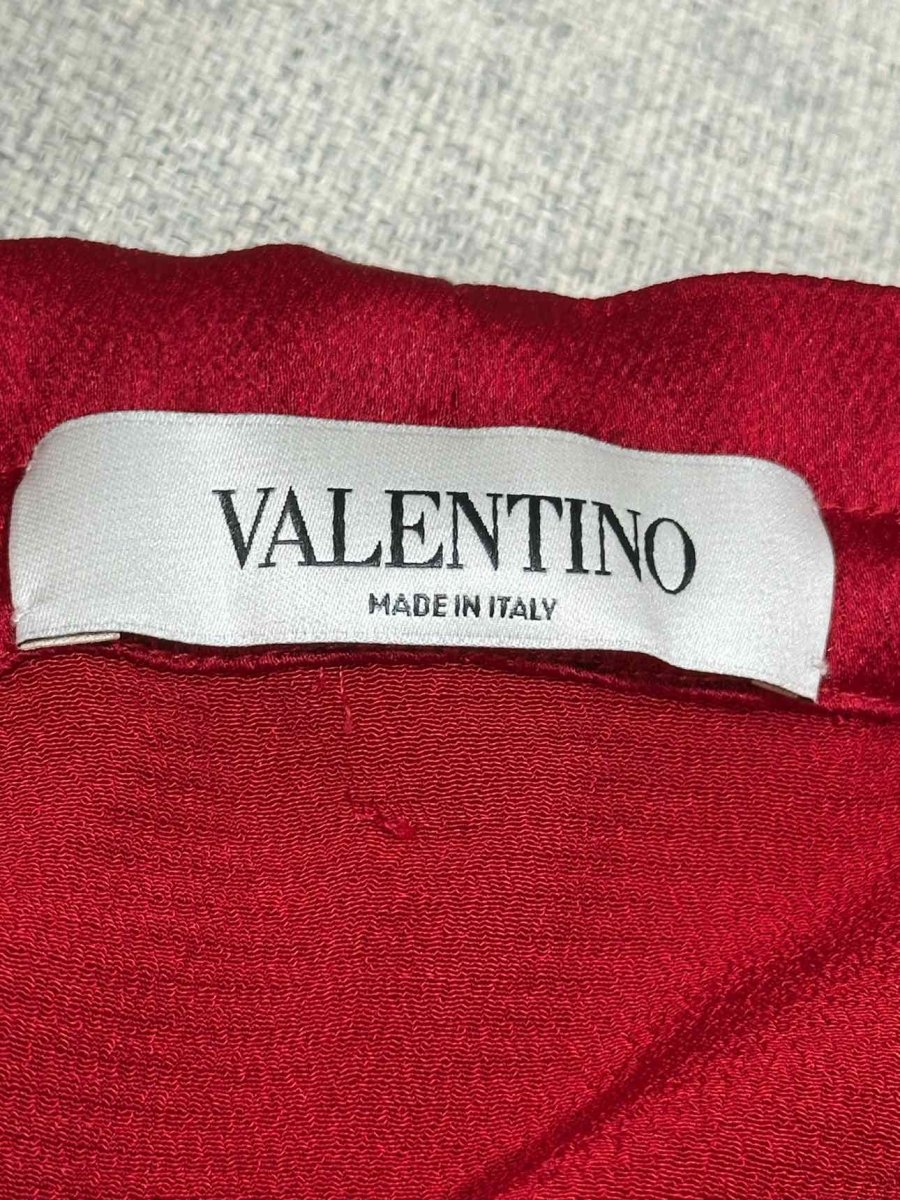 Pre - loved VALENTINO Cargo Red Size US 2 Mini Skirt at Reems Closet