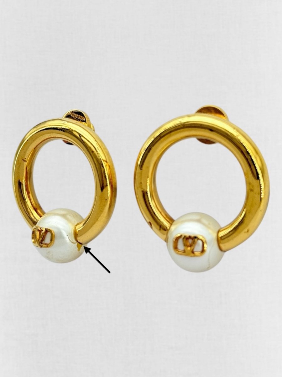 Pre - loved VALENTINO Fashion Earrings at Reems Closet