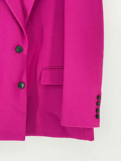 Pre - loved VALENTINO Fuchsia Size US 4 Jacket at Reems Closet