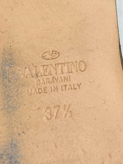 Pre-loved VALENTINO GARAVANI Beige & Brown Size EU 37.5 Sandals at Reems Closet