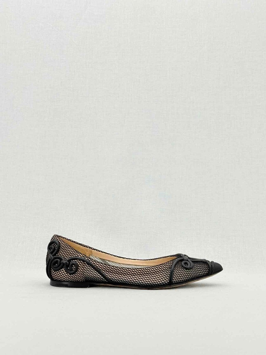 Pre - loved VALENTINO GARAVANI Black Size EU 36 Flat Shoes at Reems Closet