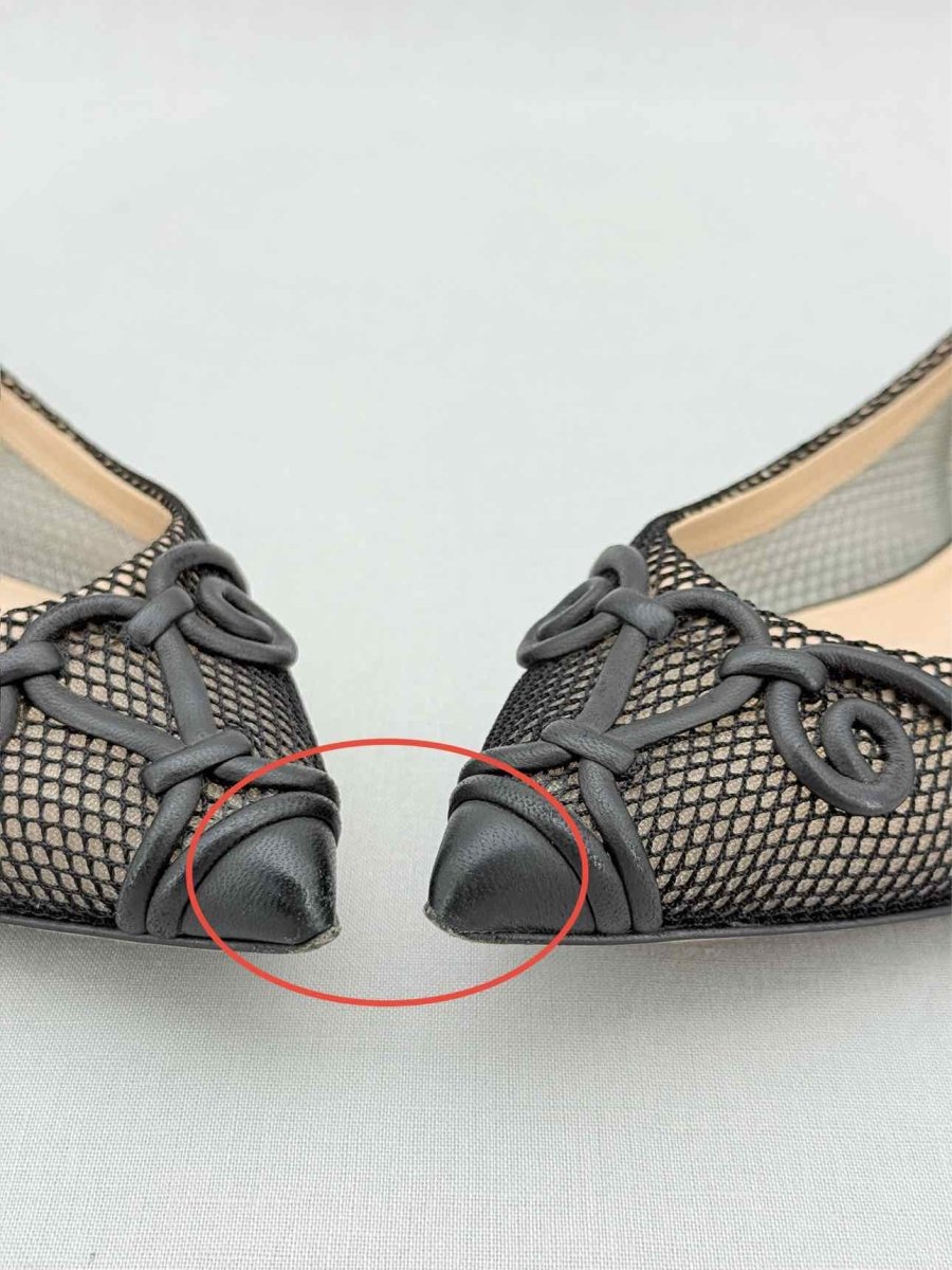 Pre - loved VALENTINO GARAVANI Black Size EU 36 Flat Shoes at Reems Closet