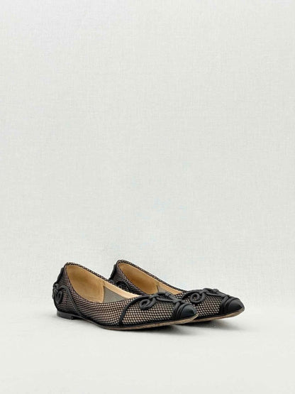 Pre - loved VALENTINO GARAVANI Black Size EU 36 Flat Shoes at Reems Closet