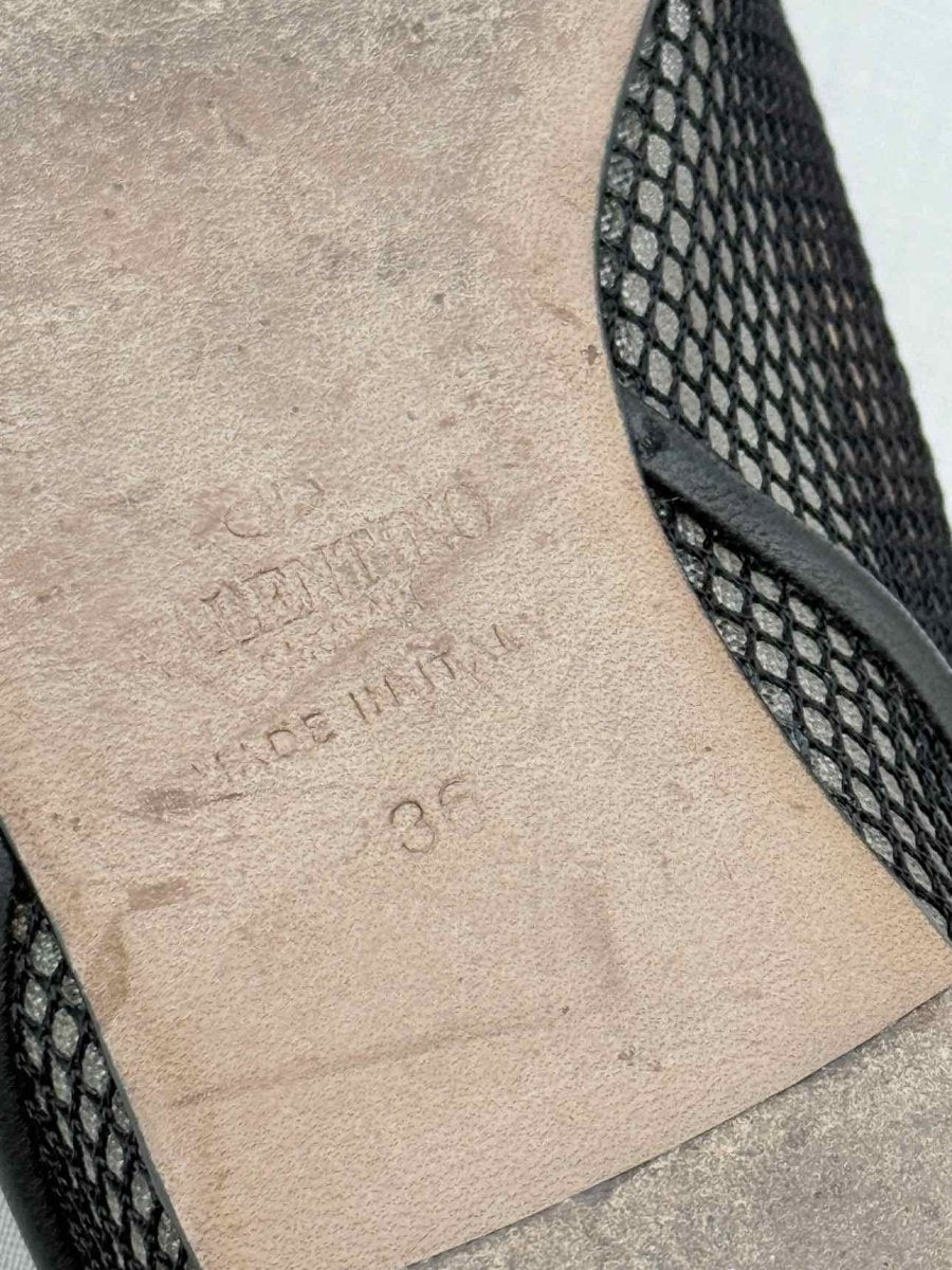 Pre - loved VALENTINO GARAVANI Black Size EU 36 Flat Shoes at Reems Closet