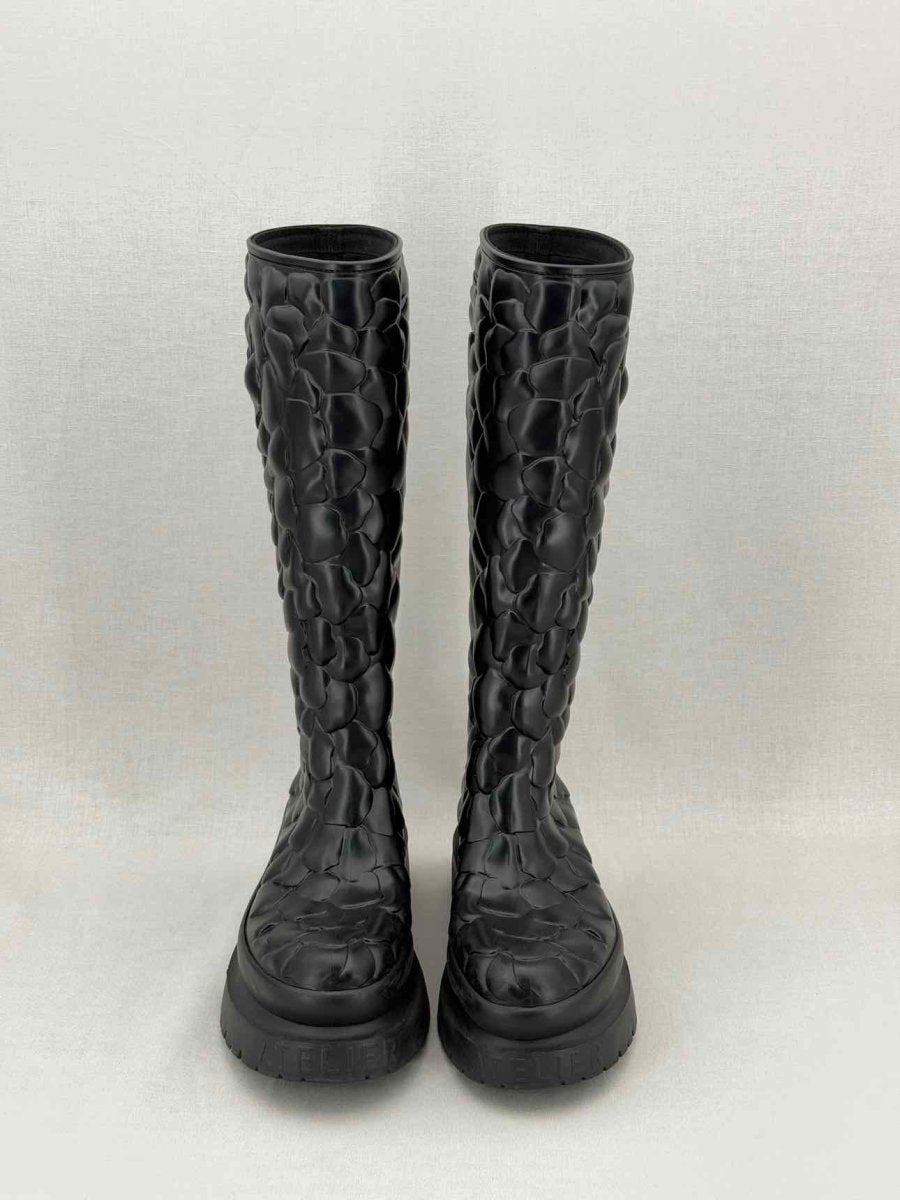 Pre - loved VALENTINO GARAVANI Black Size EU 39 Knee High Boots at Reems Closet